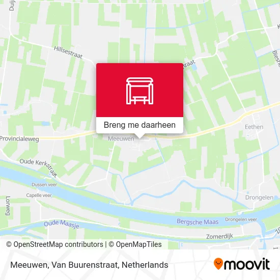 Meeuwen, Van Buurenstraat kaart