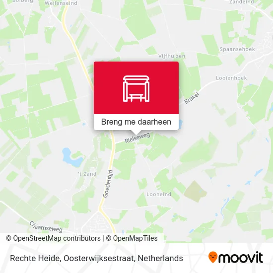 Rechte Heide, Oosterwijksestraat kaart