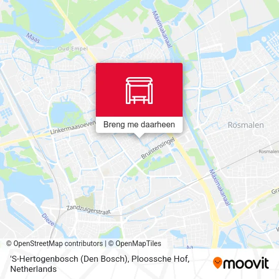 'S-Hertogenbosch (Den Bosch), Ploossche Hof kaart