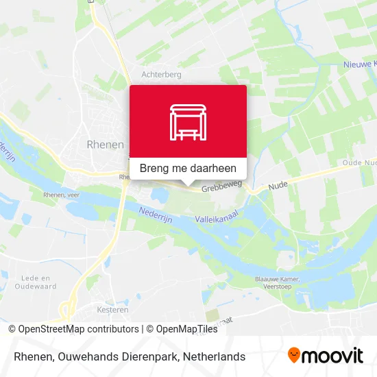 Rhenen, Ouwehands Dierenpark kaart