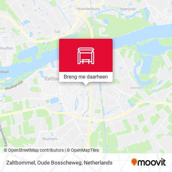 Zaltbommel, Oude Bosscheweg kaart