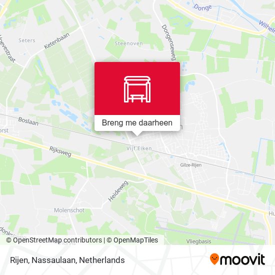 Rijen, Nassaulaan kaart