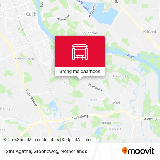 Sint Agatha, Groeneweg kaart