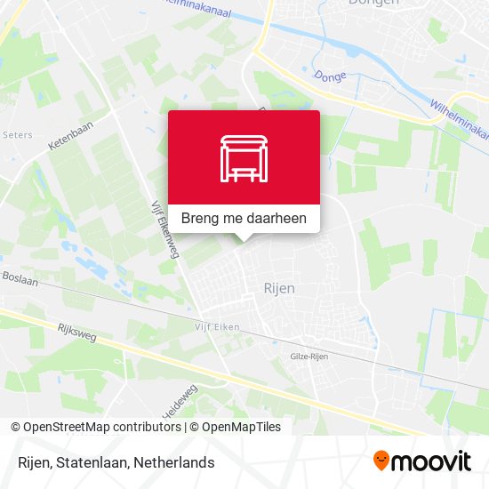 Rijen, Statenlaan kaart