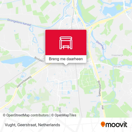 Vught, Geerstraat kaart