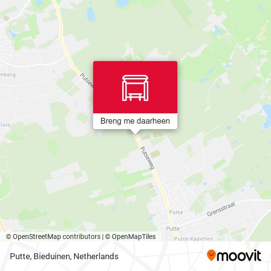 Putte, Bieduinen kaart