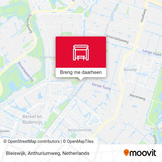 Bleiswijk, Anthuriumweg kaart