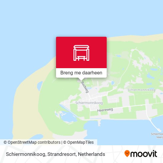 Schiermonnikoog, Strandresort kaart