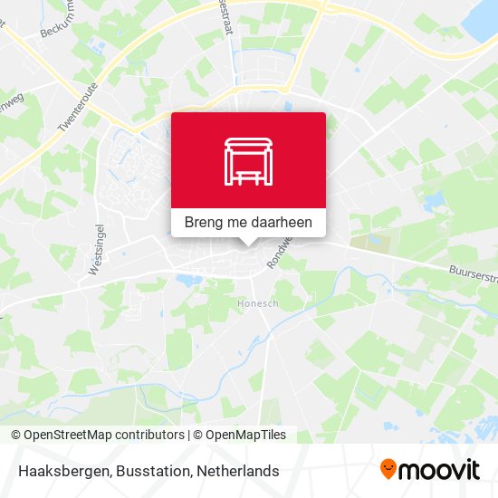 Haaksbergen, Busstation kaart