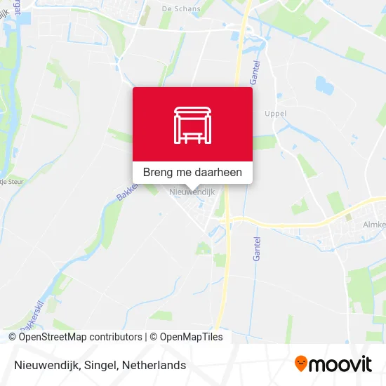 Nieuwendijk, Singel kaart