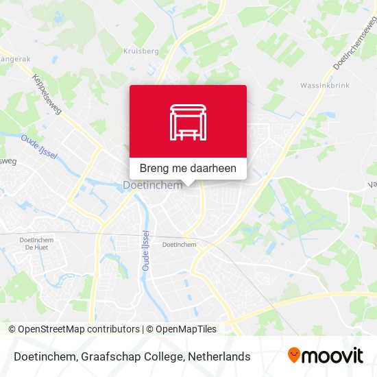 Doetinchem, Graafschap College kaart