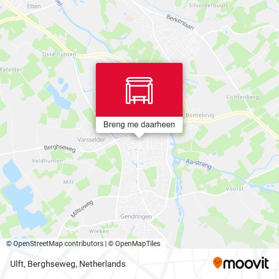 Ulft, Berghseweg kaart