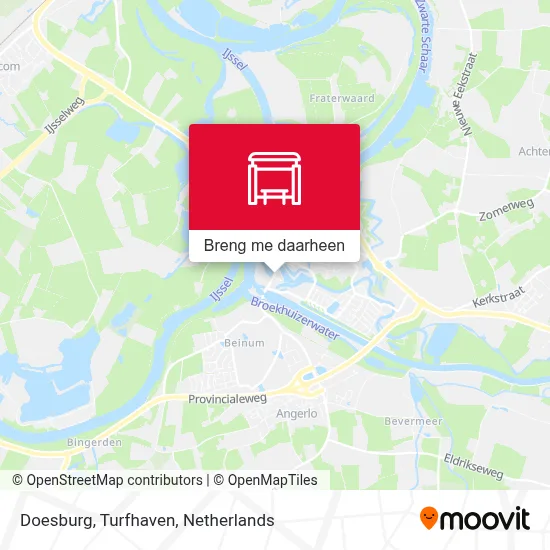 Doesburg, Turfhaven kaart