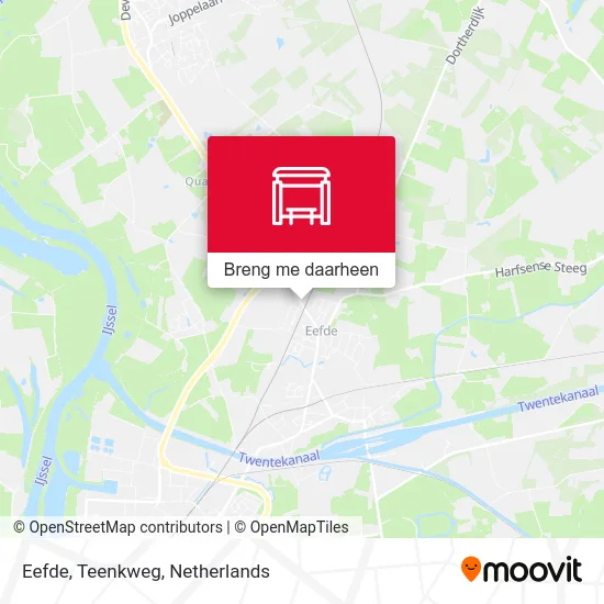 Eefde, Teenkweg kaart