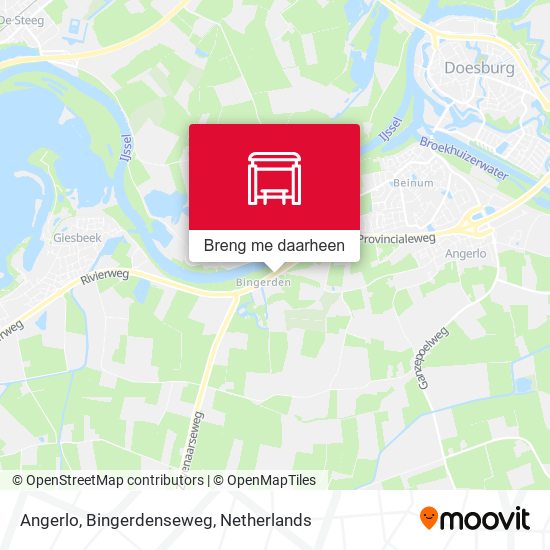 Angerlo, Bingerdenseweg kaart