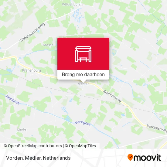 Vorden, Medler kaart