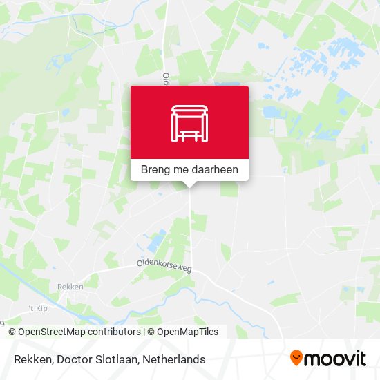 Rekken, Doctor Slotlaan kaart