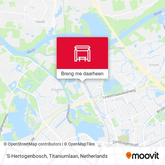'S-Hertogenbosch, Titaniumlaan kaart