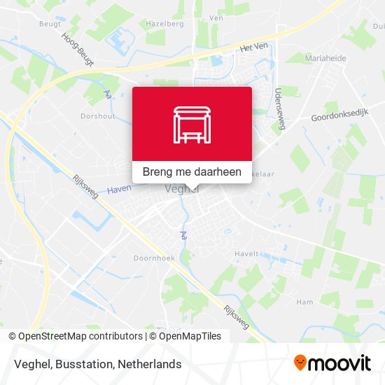 Veghel, Busstation kaart