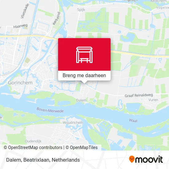 Dalem, Beatrixlaan kaart