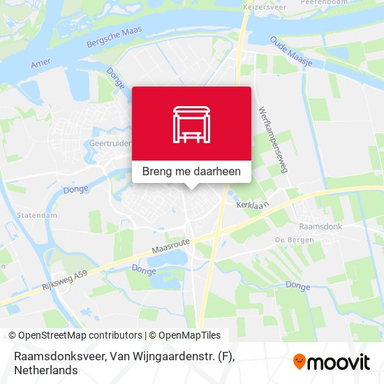 Raamsdonksveer, Van Wijngaardenstr. (F) kaart