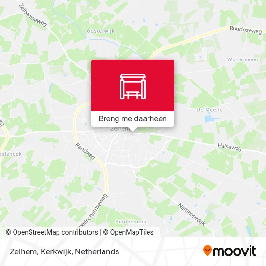 Zelhem, Kerkwijk kaart