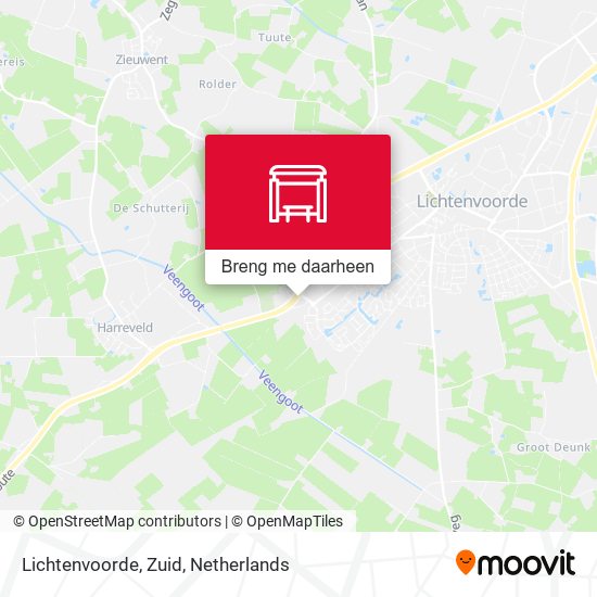 Lichtenvoorde, Zuid kaart