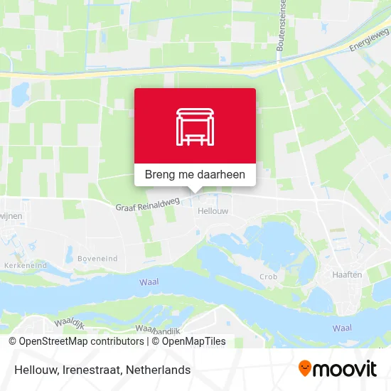 Hellouw, Irenestraat kaart