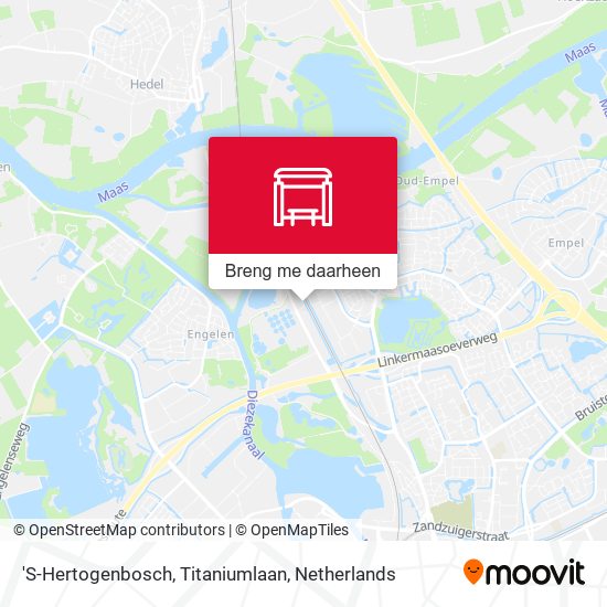 'S-Hertogenbosch, Titaniumlaan kaart