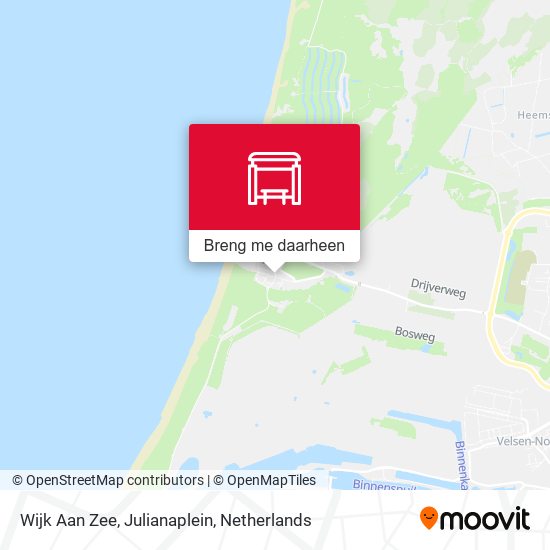 Wijk Aan Zee, Julianaplein kaart