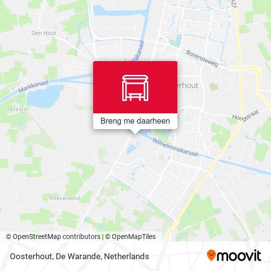 Oosterhout, De Warande kaart