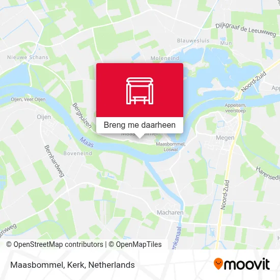 Maasbommel, Kerk kaart