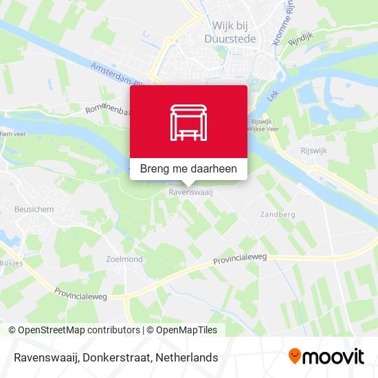 Ravenswaaij, Donkerstraat kaart