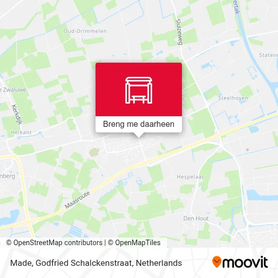 Made, Godfried Schalckenstraat kaart