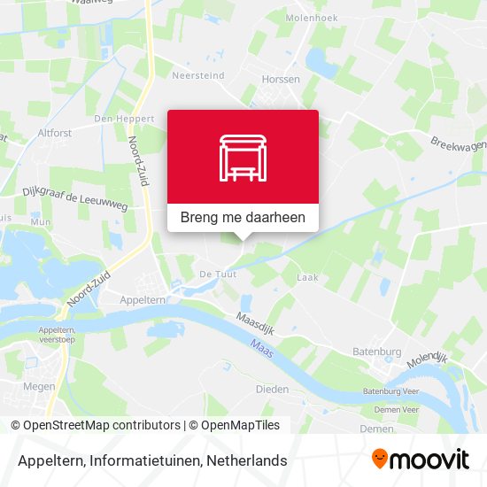 Appeltern, Informatietuinen kaart