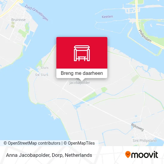 Anna Jacobapolder, Dorp kaart