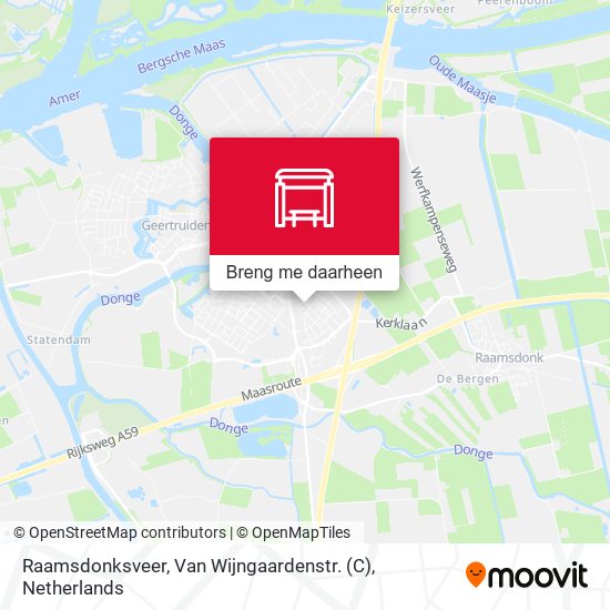 Raamsdonksveer, Van Wijngaardenstr. (C) kaart