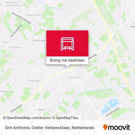 Sint Anthonis, Dokter Verbeecklaan kaart