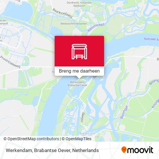 Werkendam, Brabantse Oever kaart