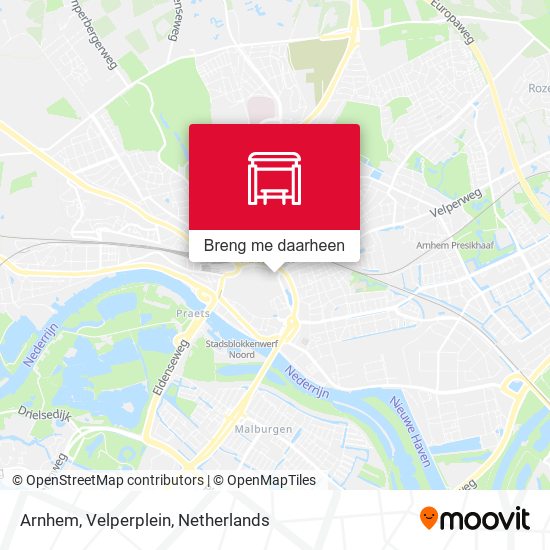 Arnhem, Velperplein kaart