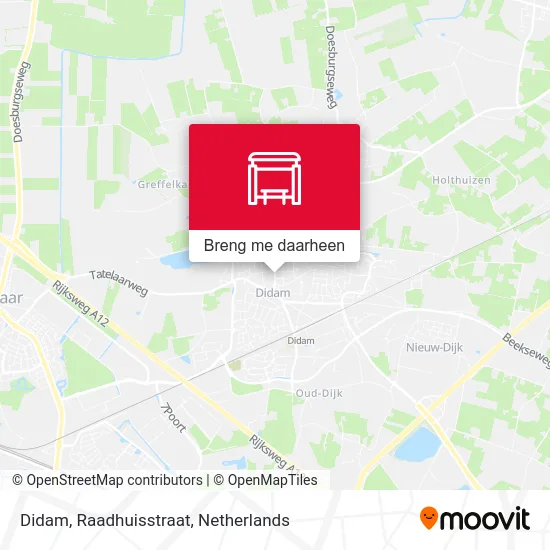 Didam, Raadhuisstraat kaart