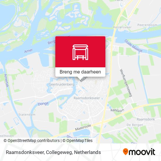 Raamsdonksveer, Collegeweg kaart