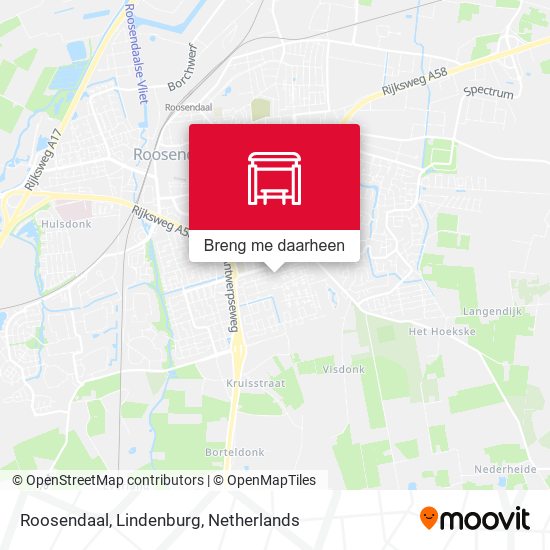 Roosendaal, Lindenburg kaart