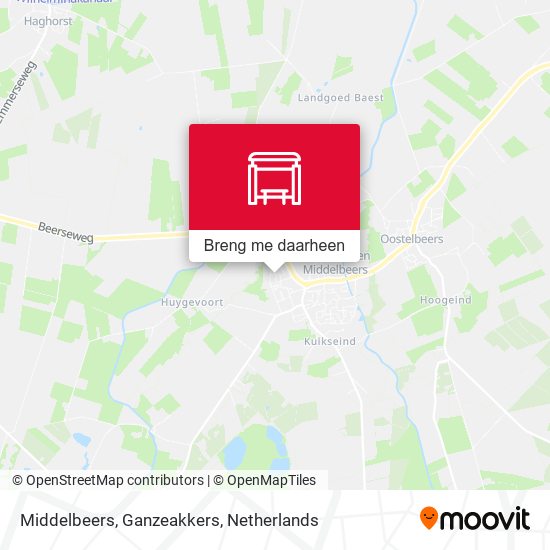 Middelbeers, Ganzeakkers kaart