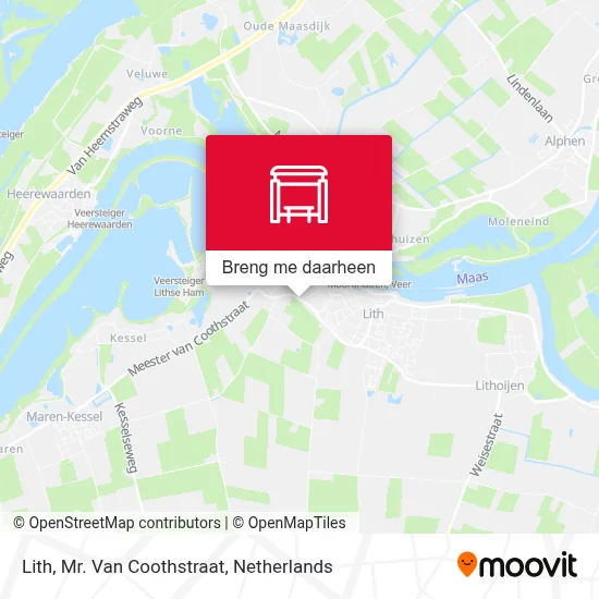 Lith, Mr. Van Coothstraat kaart