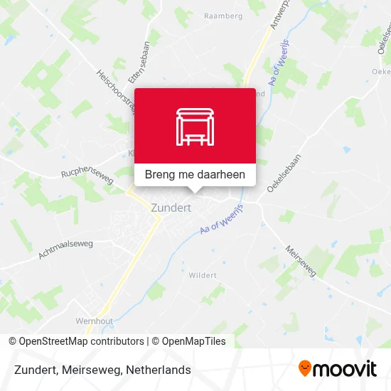 Zundert, Meirseweg kaart