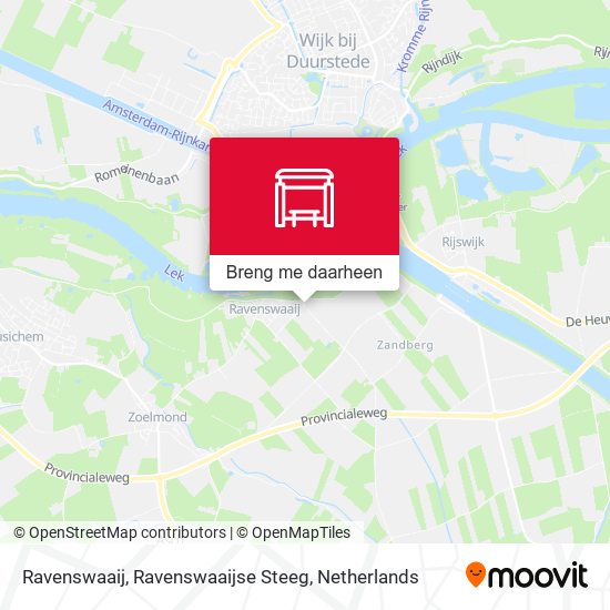 Ravenswaaij, Ravenswaaijse Steeg kaart