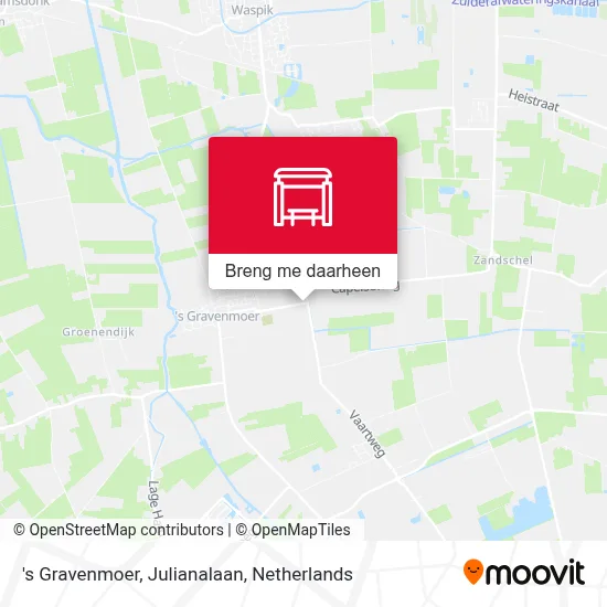 's Gravenmoer, Julianalaan kaart