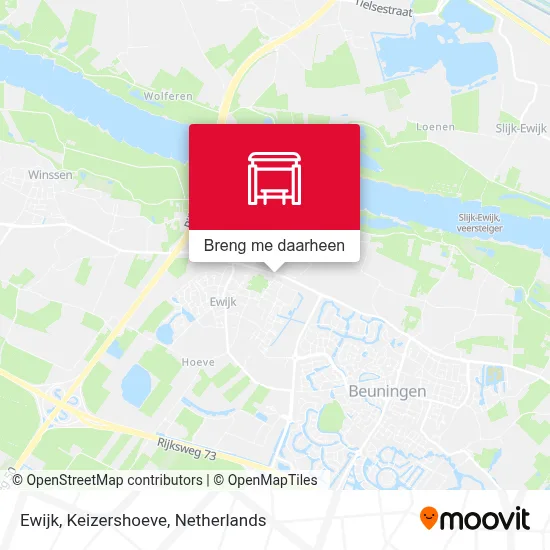 Ewijk, Keizershoeve kaart