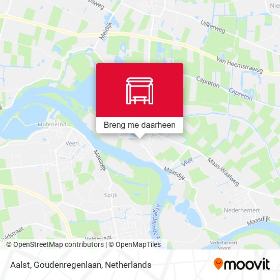 Aalst, Goudenregenlaan kaart